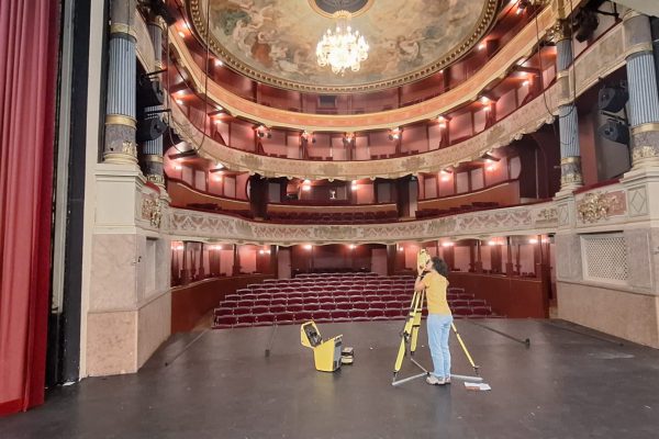 Levé d’Intérieur du Théâtre de la Coupe d’Or