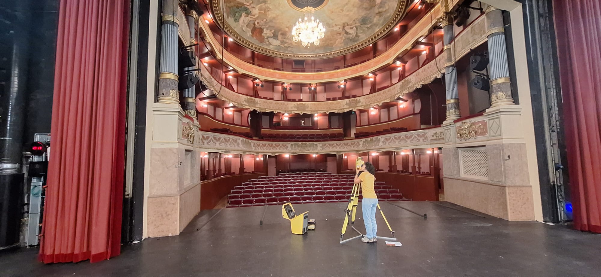 Levé d’Intérieur du Théâtre de la Coupe d’Or